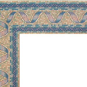 Blue Mosaic Tapestry